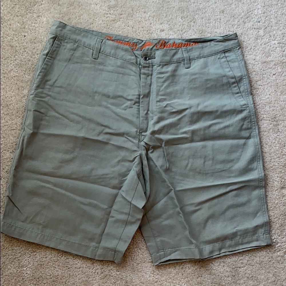 Tommy Bahama Flatfront Shorts Green NWOT
